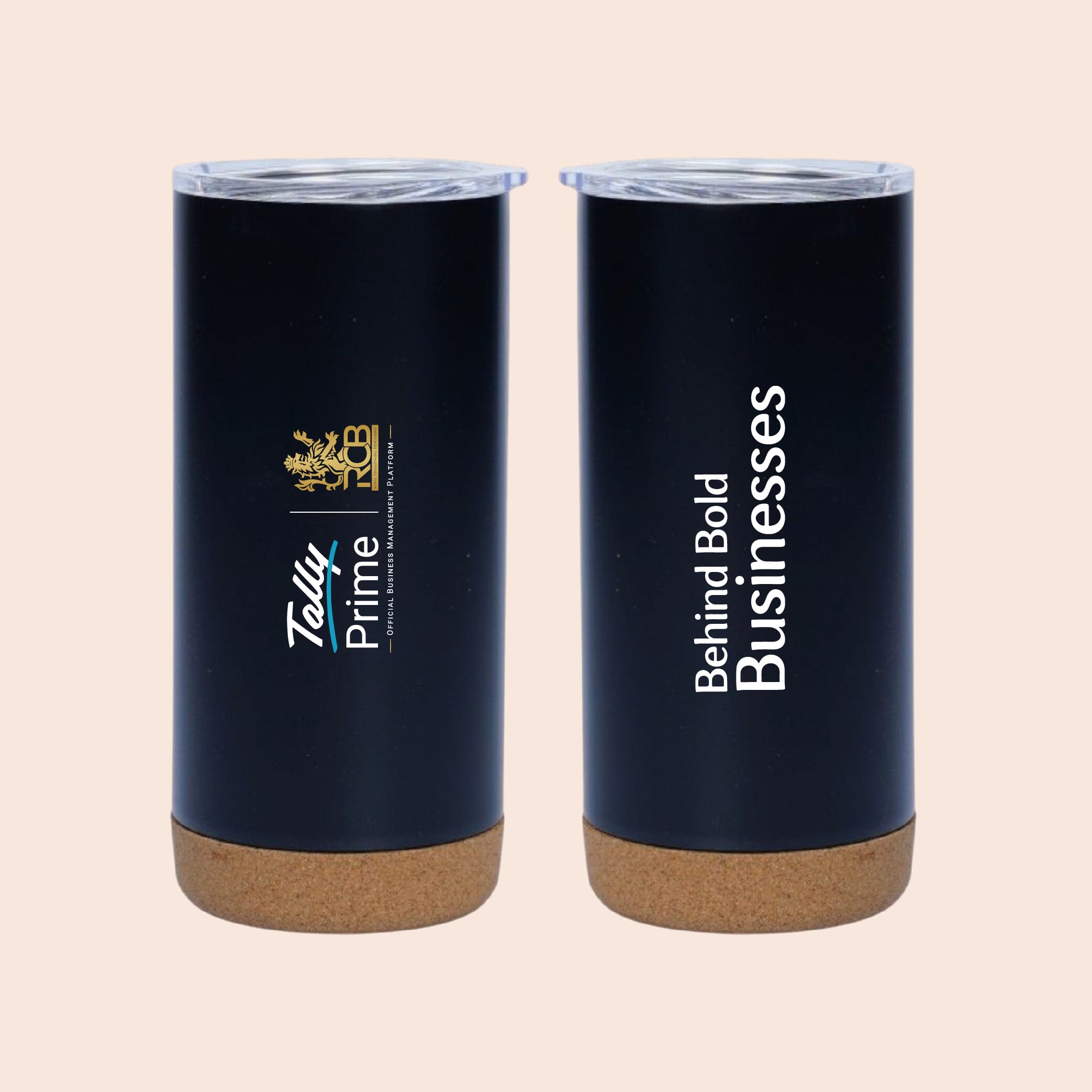 Hookie Mug- Black With Natural Brown- 450ml